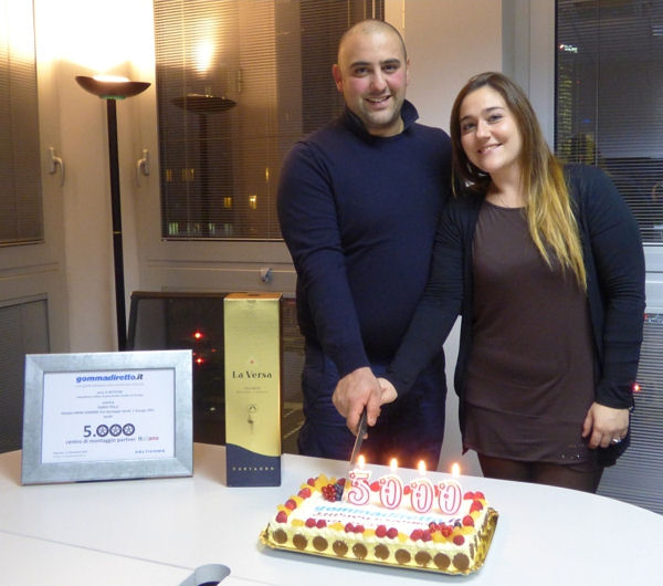Delticom 5.000. Montagepartner in Italien
