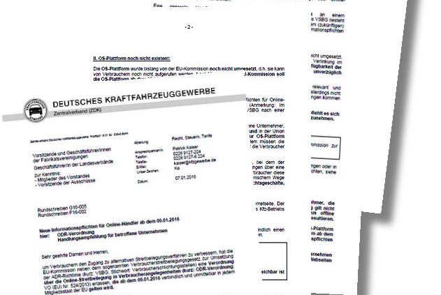 BRV ODR Verordnung