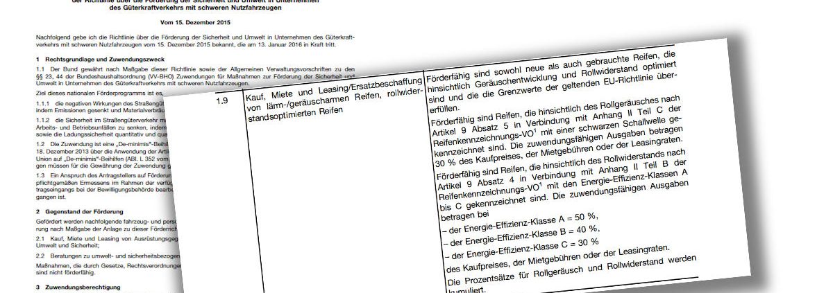 De minimis Förderung tb