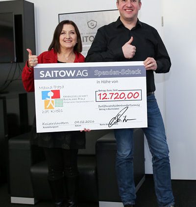 Saitow Spendenübergabe