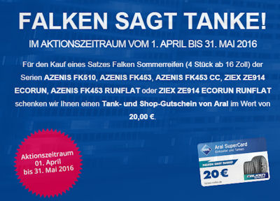 Falken sagt Tanke tb