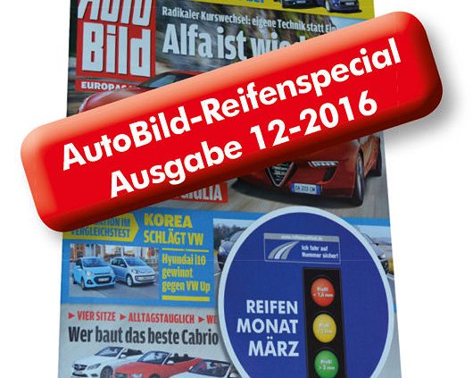 Initiative Reifenqualität AutoBild Reifenspezial