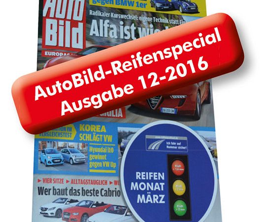 Initiative Reifenqualität AutoBild Reifenspezial