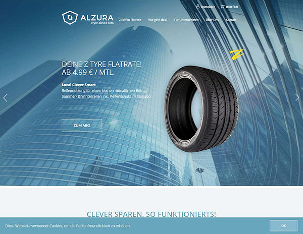 Die Bestellwebsite Hier gehts zum Reifen Abo tb