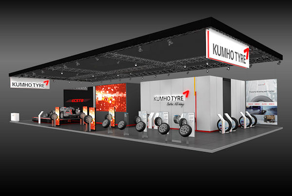 Kumho Reifenmesse Essen Halle 3 Stand A40 tb