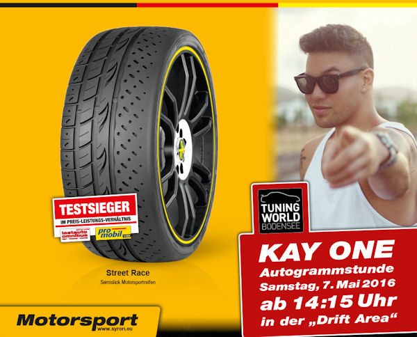 Plakat DIN A0 SYRON mit Kay One TWB 2016 tb