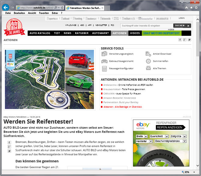 AutoBild Ebay Gewinnspiel