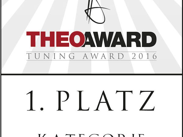 BBS Theo Award 2016 Platz eins Felgen