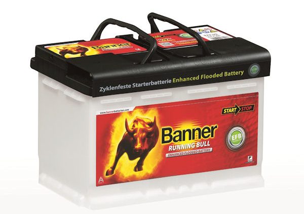 Banner Batterie für Start Stopp Fahrezuge