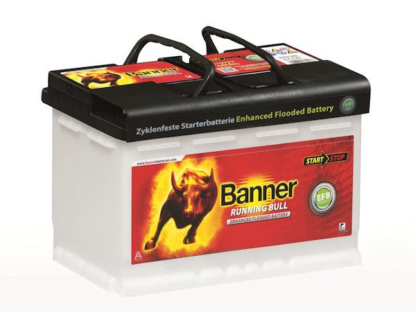 Banner Batterie für Start Stopp Fahrezuge