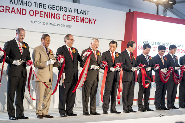 Kumho eröffnet neues Reifenwerk in den USA tb