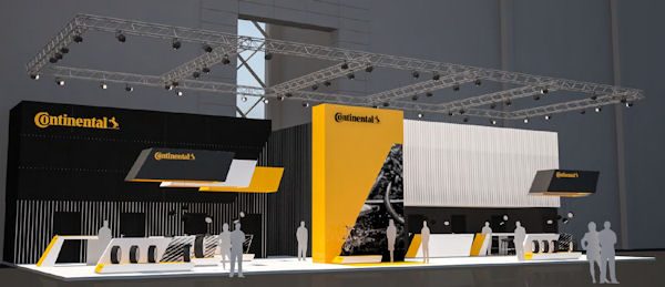 Messestand Continental