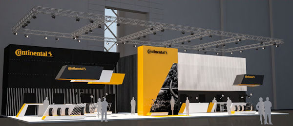 Messestand Continental