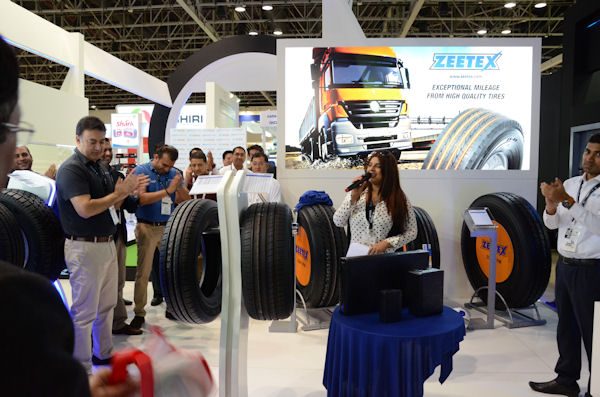 Zafco Stand auf der Automechaniker in Dubai klein