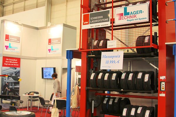 Lagertechnik West Reifenmesse