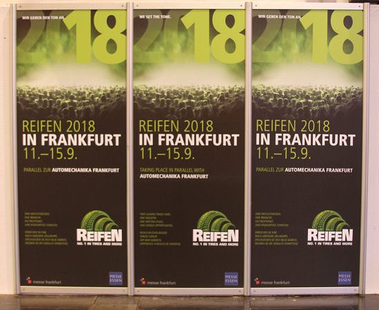 Messe Essen Reifen 2018 Werbetrommel