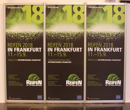 Messe Essen Reifen 2018 Werbetrommel