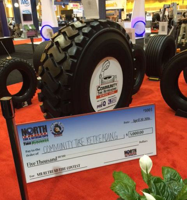 Community Tire Retreading spendet