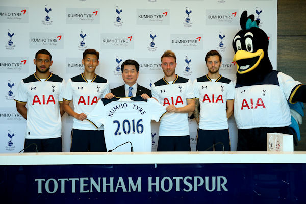 Kumho wird offizieller Reifenpartner von Tottenham Hotspur F.C. tb