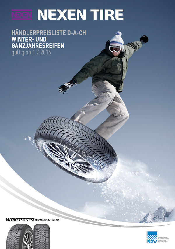 NEXEN Preisliste