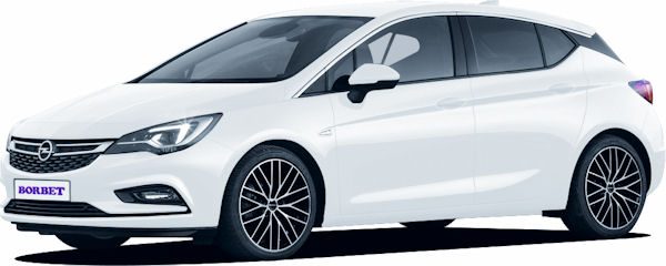 BORBET BS5 black polished Opel Astra klein