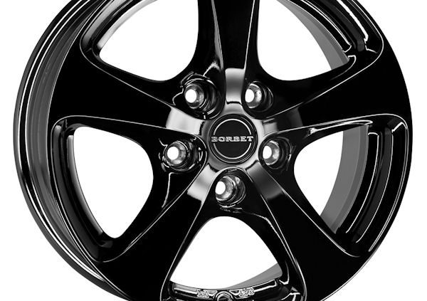 BORBET CC black glossy klein