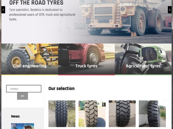 Bedelco überarbeitete Website
