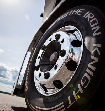 Goodyear Reifen für Lkw Geschwindigkeitsrekord