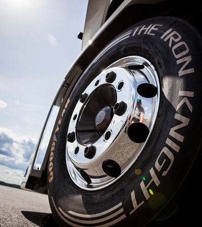 Goodyear Reifen für Lkw Geschwindigkeitsrekord