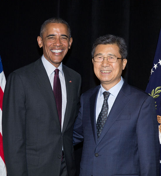 Hankook Barack Obama und Seung Hwa Suh