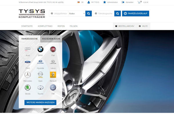 tysys web shop klein