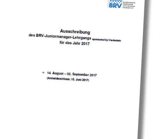 BRV Juniormanagerlehrgang 2017
