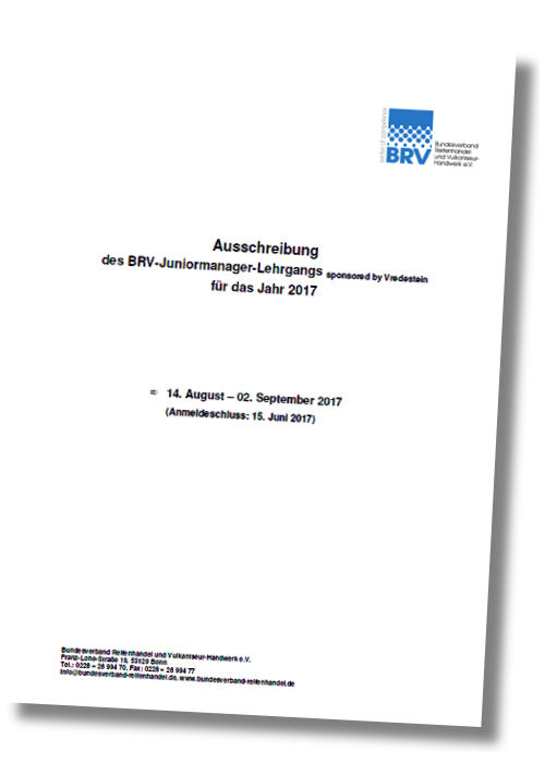 BRV Juniormanagerlehrgang 2017