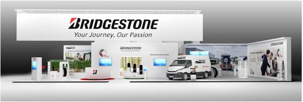 Der Bridgestone Messestand auf der IAA Nutzfahrzeuge 2016 tb