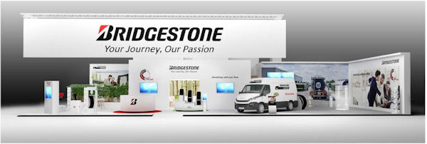 Der Bridgestone Messestand auf der IAA Nutzfahrzeuge 2016 tb
