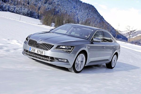 Falken auf Skoda Superb tb