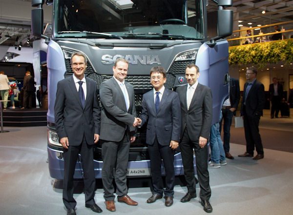 Hankook Erstausrüster Scania klein