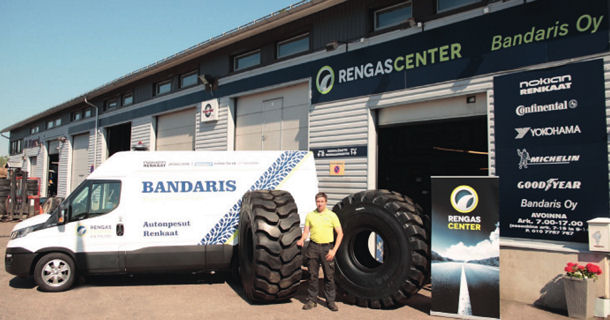 Magna Tyres mit RengasCenter als Finnland Partner