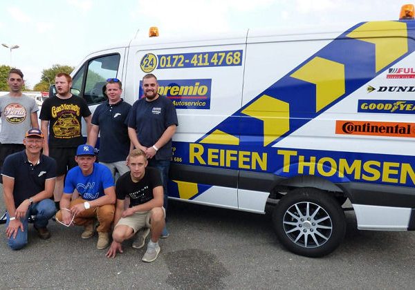 Reifen Thomsen Benefizkartrennen