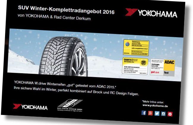 Yokohama SUV Komplettradaktion