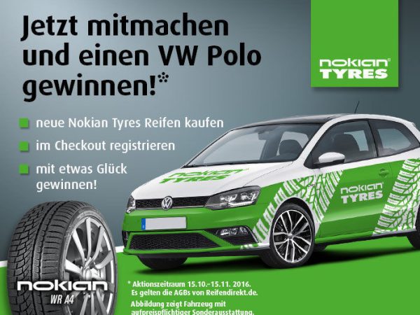 Delticom ReifenDirekt Nokian Gewinnspiel