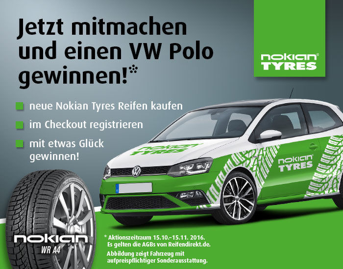 Delticom ReifenDirekt Nokian Gewinnspiel