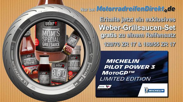 Delticom Sonderaktion mit Pilot Power 3 Sonderedition