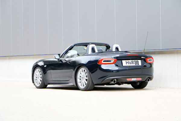 Fiat 124 Spider Coilover back open tb