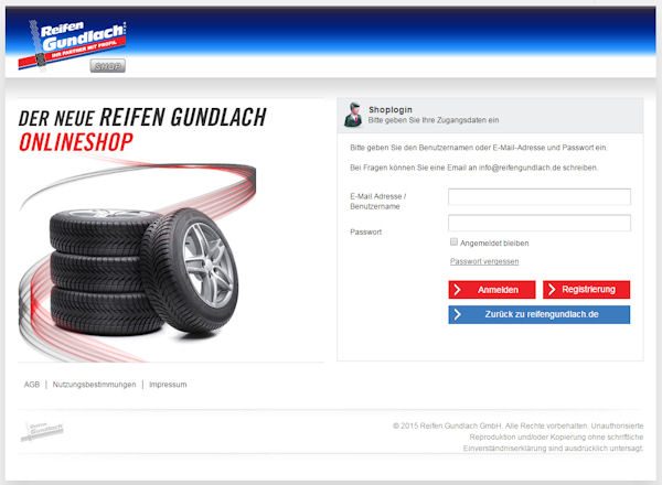 Reifen Gundlach Onlineshop tb