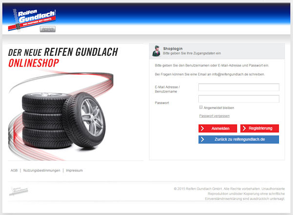 Reifen Gundlach Onlineshop tb