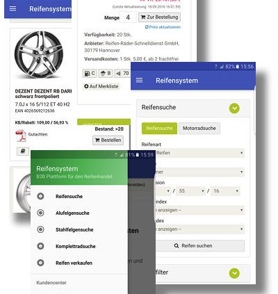 Tec Systems Reifensystem App