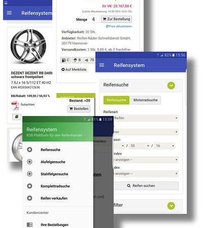 Tec Systems Reifensystem App
