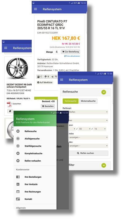 Tec Systems Reifensystem App