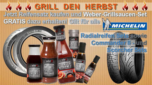 Delticom MotorradreifenDirekt Grill den Herbst
